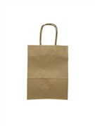 Extra Small Carry Bag Brown with Twist Paper Handle 275 x 205 x 110mm C461S0010