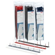 GBC Velobind Strips Black 4 Prong Pack 25