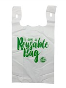 Reusable Singlet Bags 40UM Large Pack 50