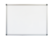 Rapidline Porcelain Whiteboard 1500mm W x 900mm H Aluminium Frame