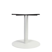 Round Table Base Only RTB9 White Satin Suit 900mm Round Top