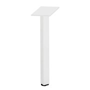 Corner Workstation Pole SPPM White