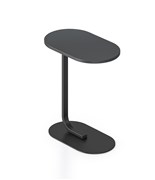Selene Side Table Black Frame with Black Top