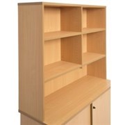 Aspire Hutch 1800W x 315D x 1075H mm Beech Ironstone