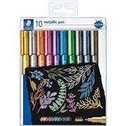 Staedtler 8323 Metallic Pen Assorted Box 10